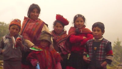 Kids on the Lares Trek