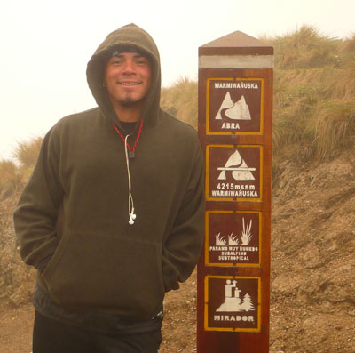 Tony on Inca Trail Trek