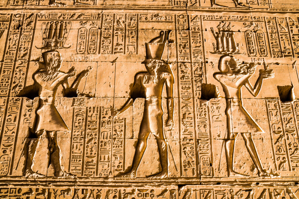 Temple of Horus, Edfu, Egypt, Middle East