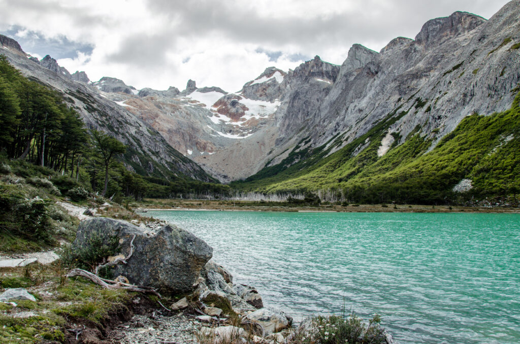 Laguna Esmeralda in Tierra del Fuego, Patagonia, South America