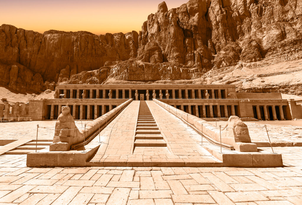 Mortuary Temple of Hatshepsut, Valley of the Kings, Egypt, Middle East