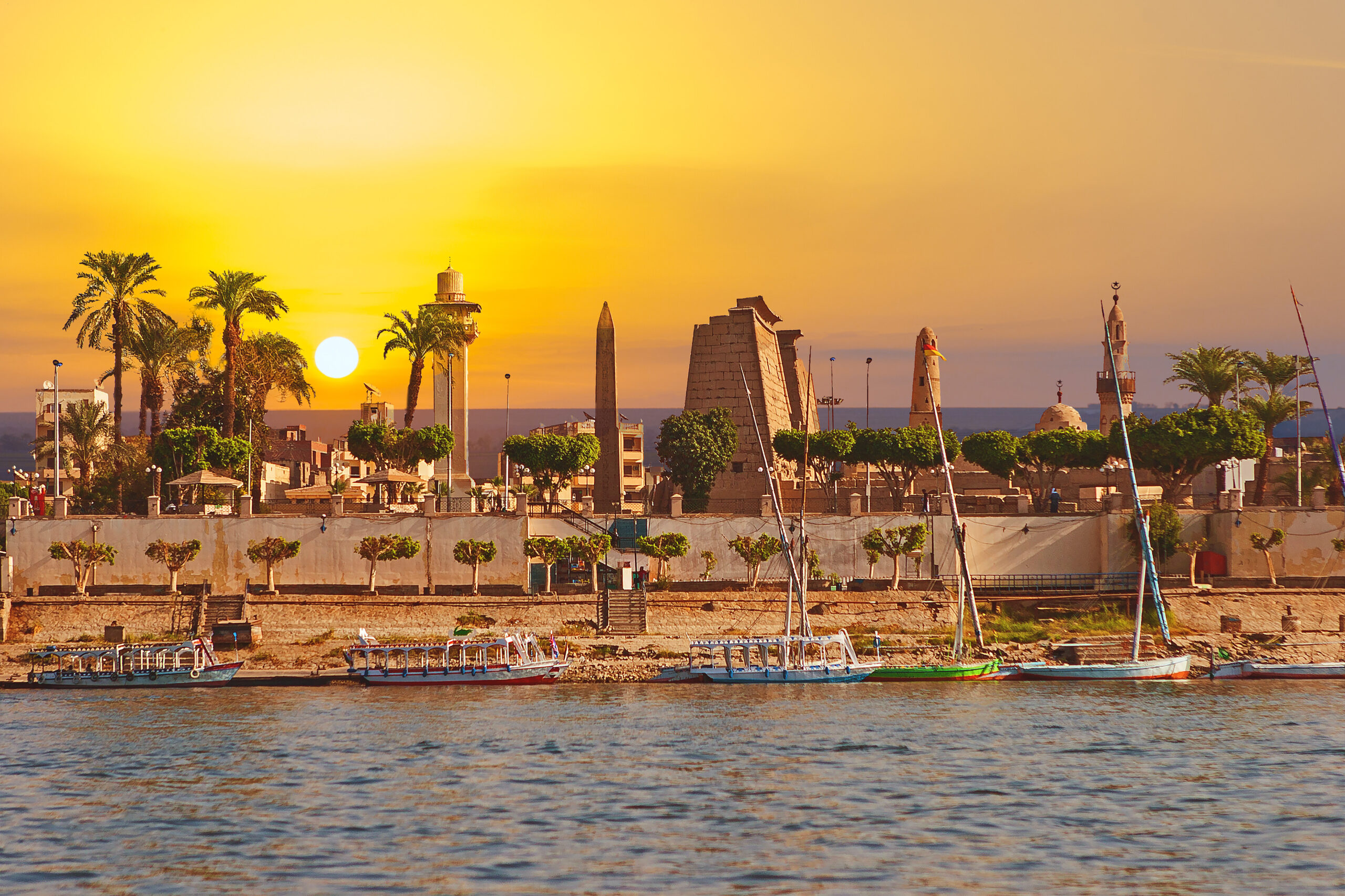 The Nile River, Luxor, Egypt, Middle East