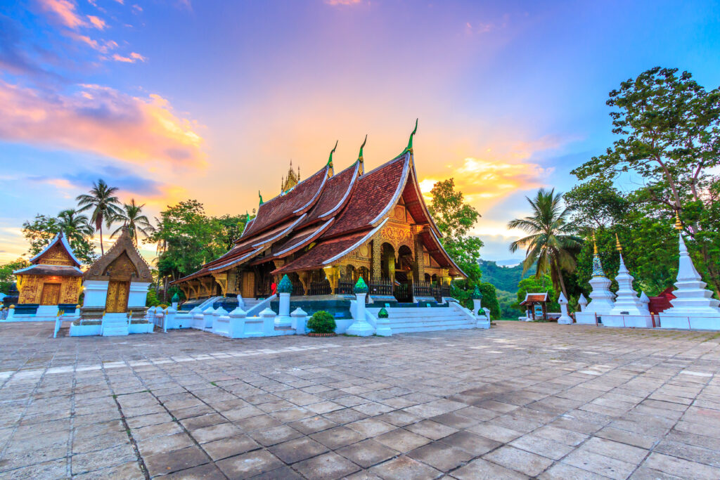 Wat Xieng Thong in Luang Prabang, Laos. Asia