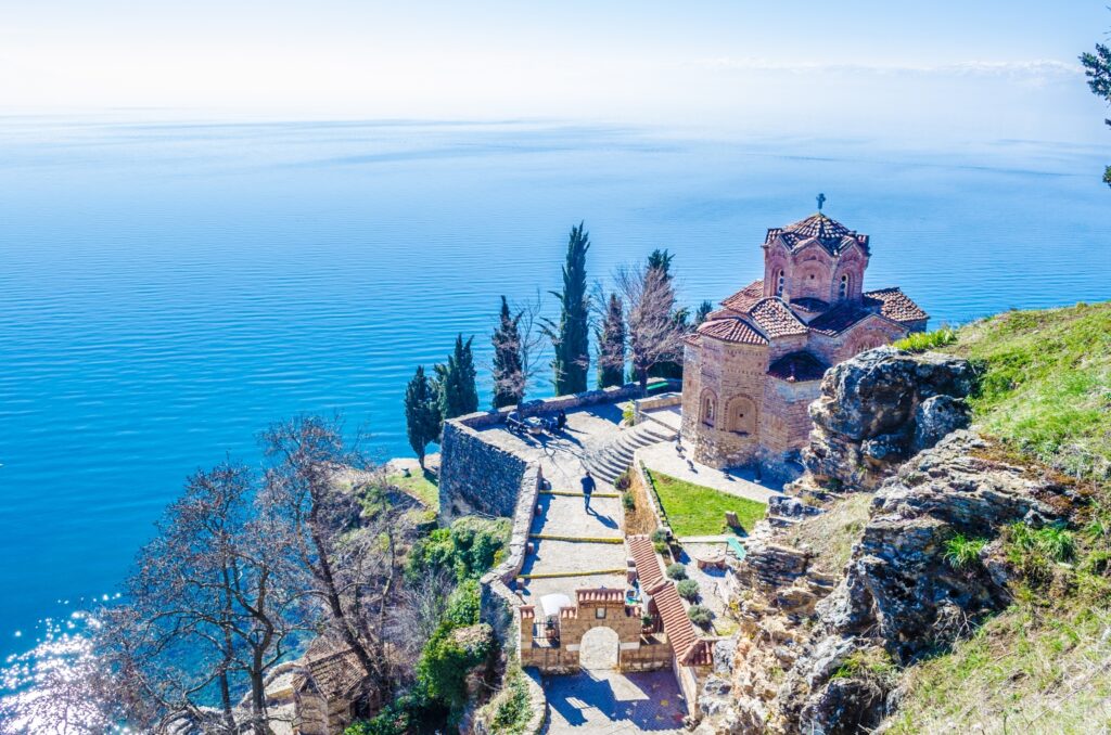 church of saint john at kaneo, ohrid, macedonia, europe