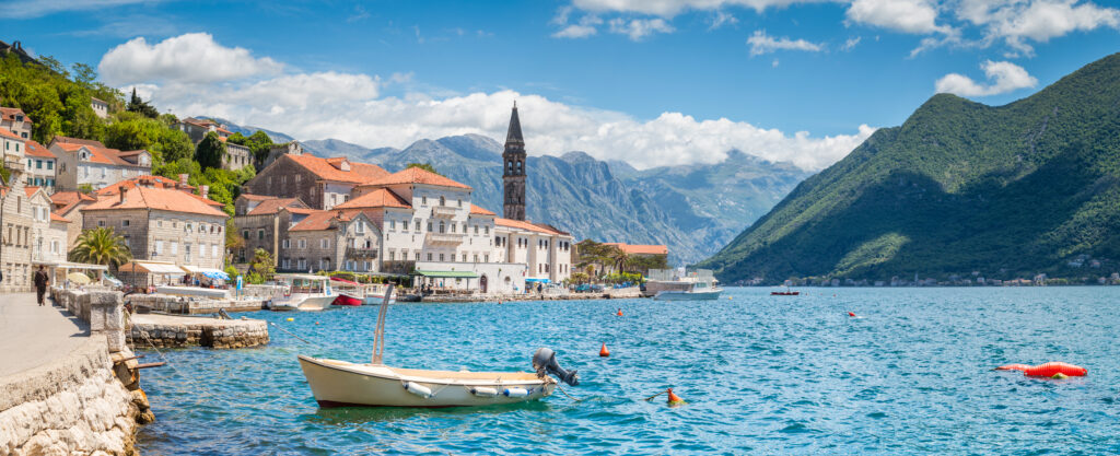 Historic Perast, Bay of Kotor, Montenegro, Europe
