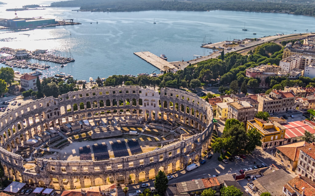 Pula, Croatia. UNESCO world heritage site.