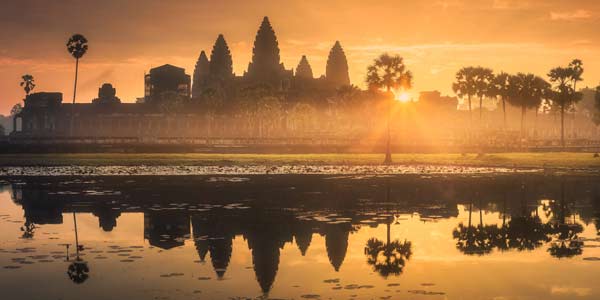 Sunrise at Ankor wat