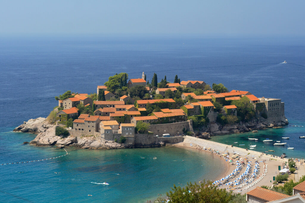 Sveti Stefan, Montenegro.Europe