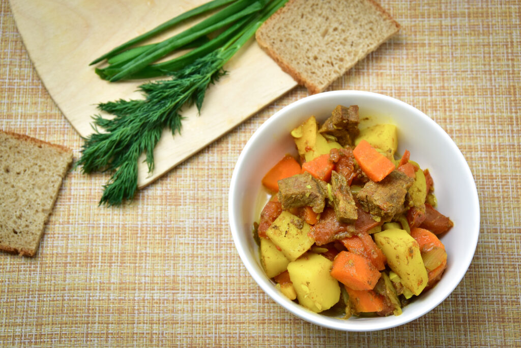 Nyama - a Zimbabwean national beef stew. Africa