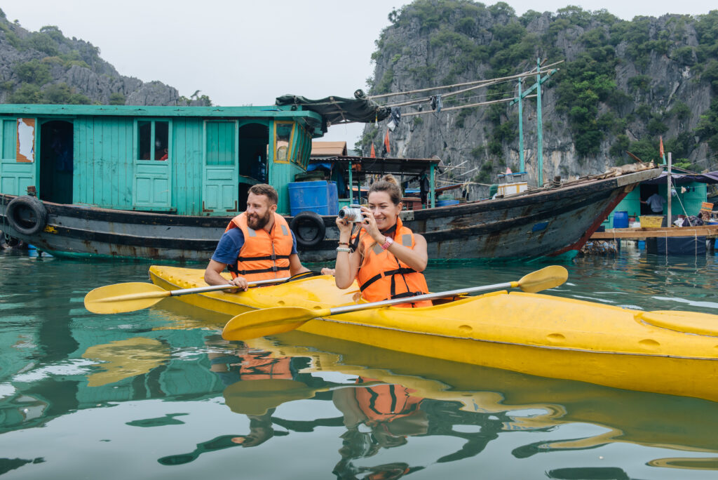 Floating villages, Ha Long Bay, Vietnam, Asia, adventure, travel
