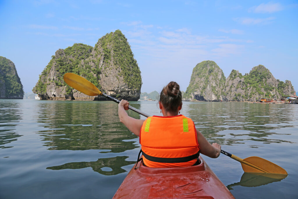 Kayaking, Ha Long Boay, Vietnam, Asia, Adventure, travel